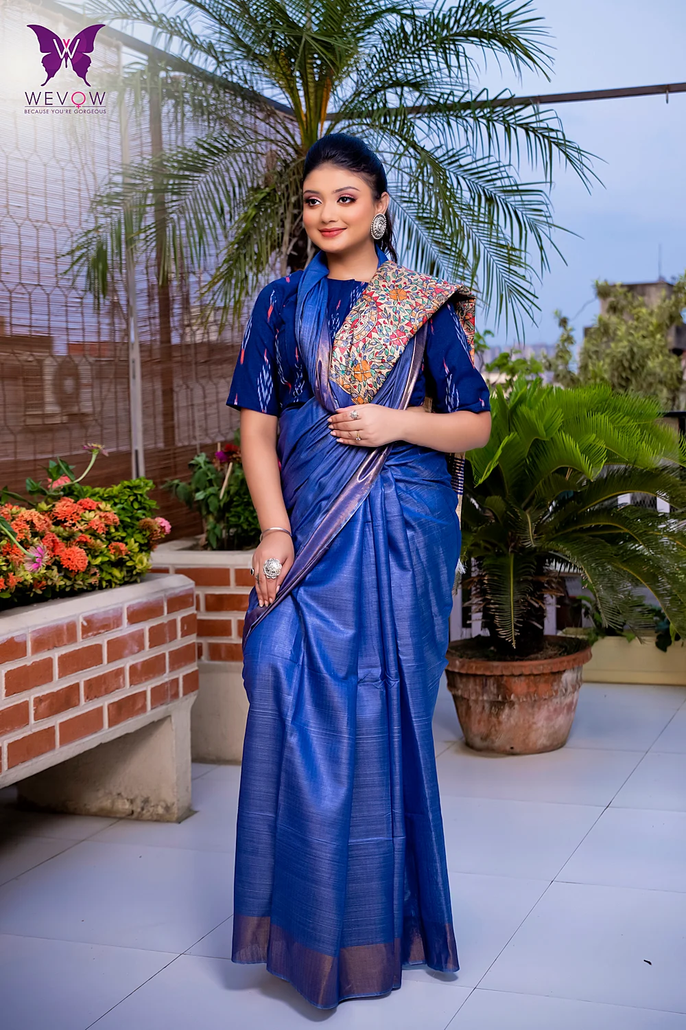 Silk Saree Photoshoot - Advertising Photography | FotoZone